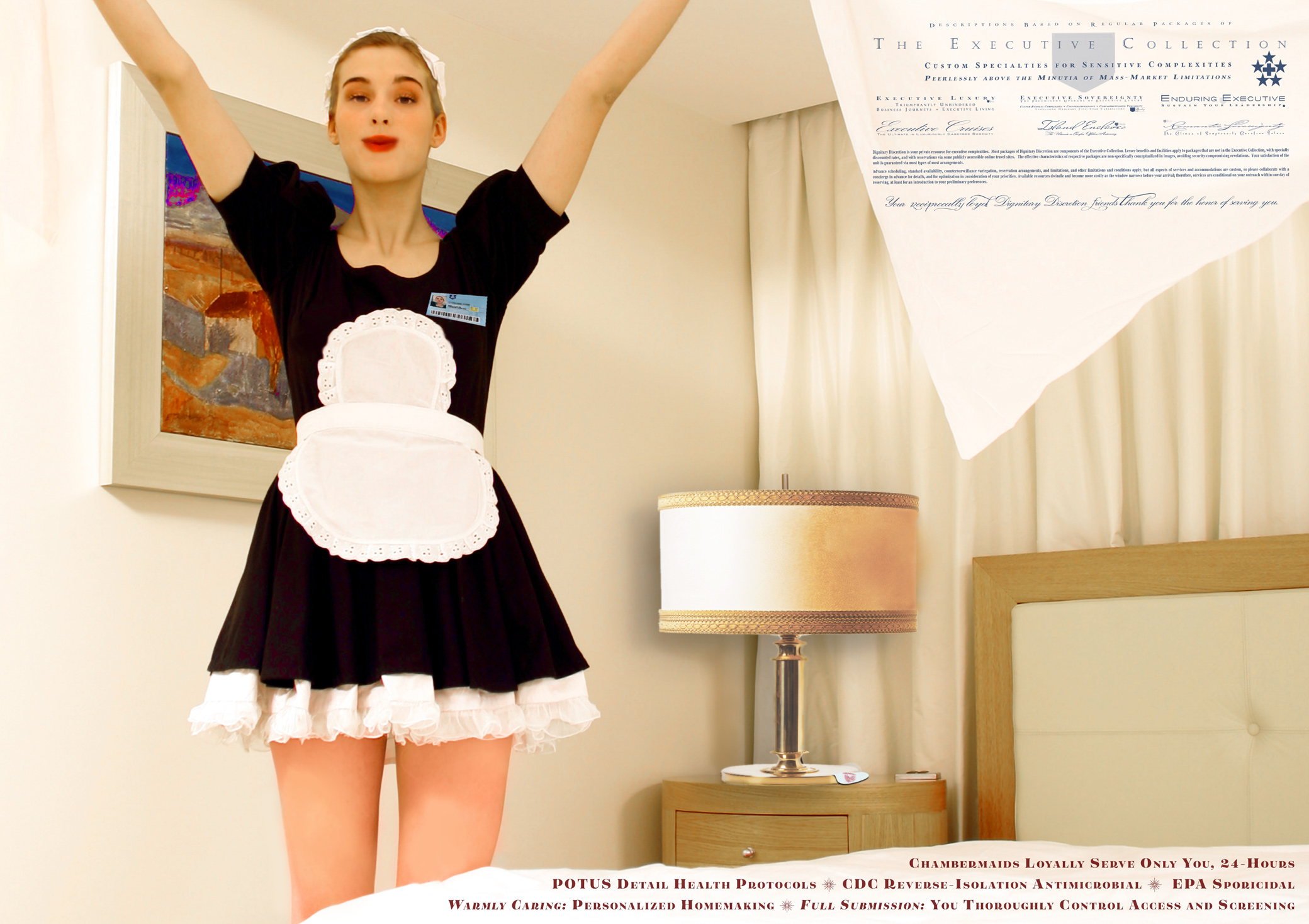 Antibacterial and Hypoallergenic Dedicated French Maid