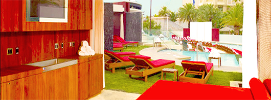 VIP Massage Bed Cabana Moorea Vegas