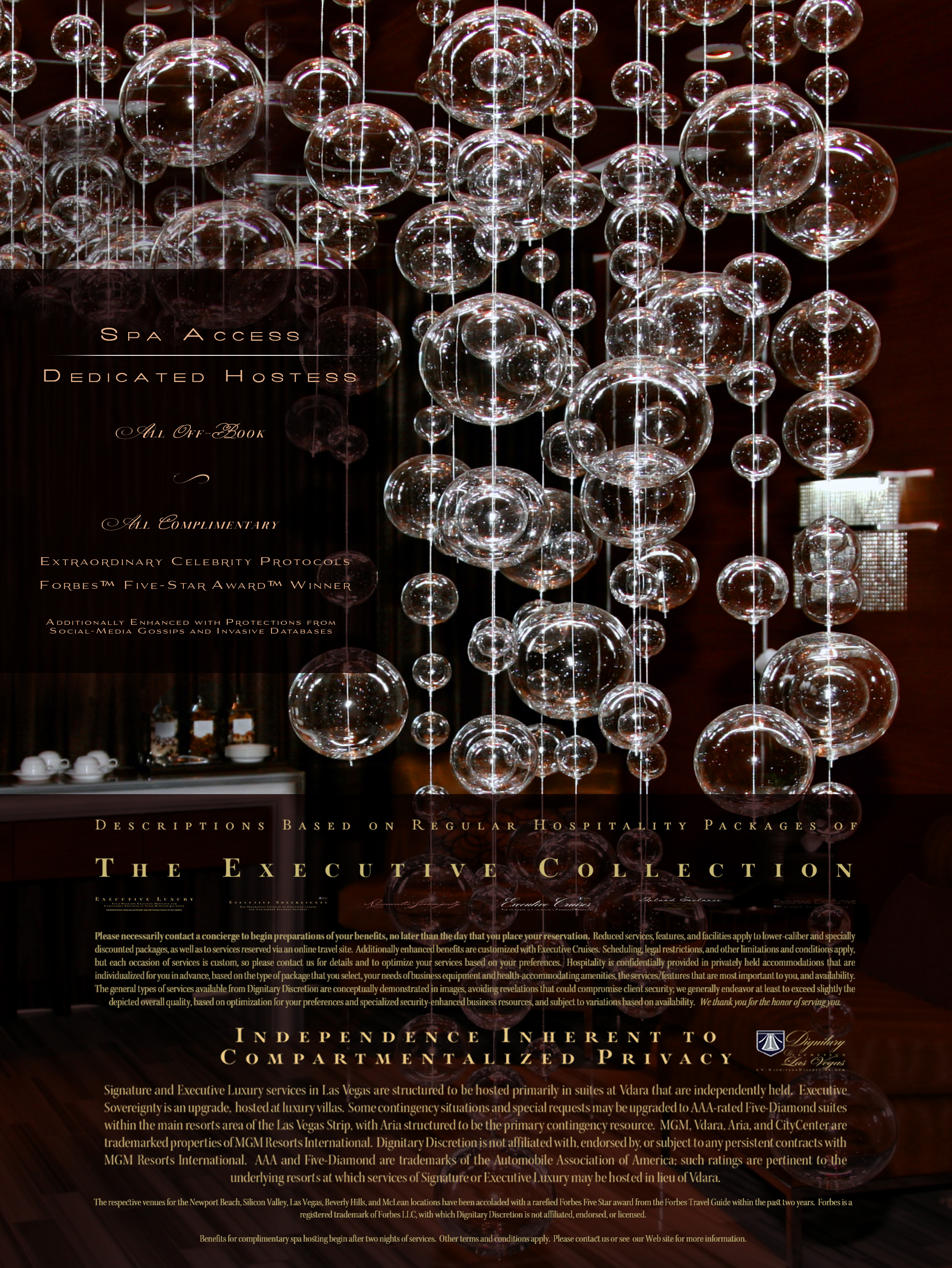 Free VIP Access with Private Hostess for Vdara ESPA